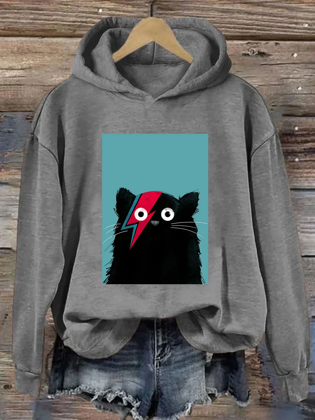 Cat Bowie Art Hoodie