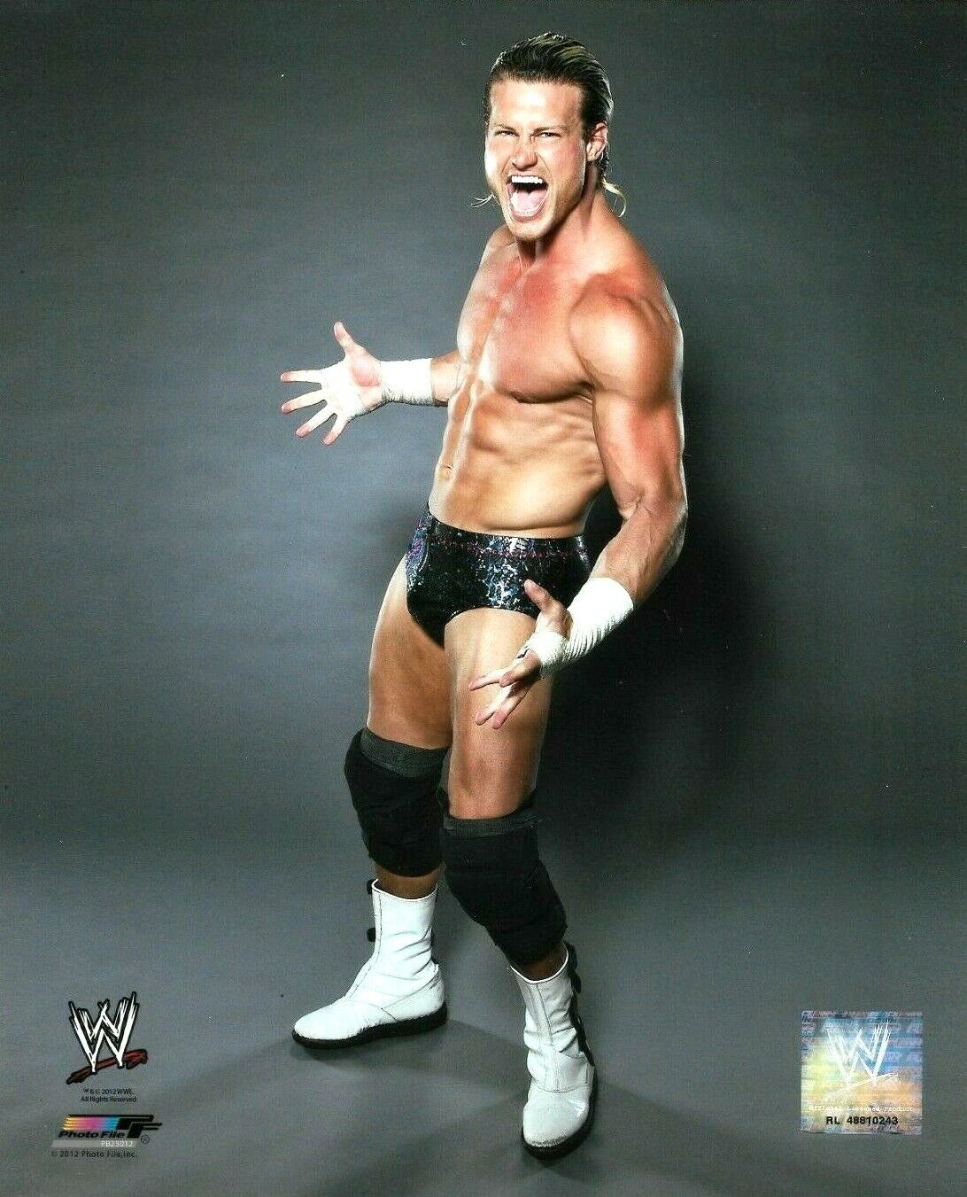 WWE DOLPH ZIGGLER OFFICIAL LICENSED ORIGINAL 8X10 WRESTLING Photo Poster painting FILE Photo Poster painting 8