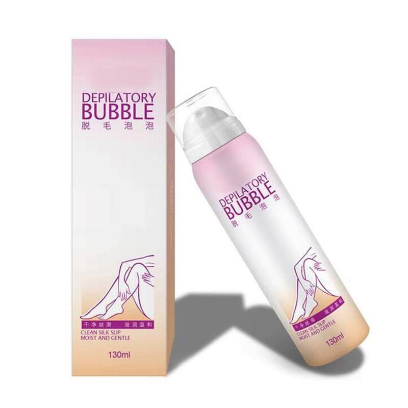 130ML/Bottle Painless Spray and Swipe Hair Removal Cream Depilatory Bubble Mousse Spray