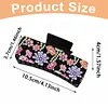 Purple Floral DIY Diamond Painting Claw Clips for Adults Beginners Diamond Art Western Hair Clips Anti-Slip Design for Women Long Short Hairstyle Jewelry Supplies