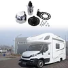 7 Way RV Boat Truck Trailer Metal Plug Connector Adapter+ Socket Kit