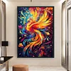 (US Only)Full Embroidery cotton Thread 9CT Printed Phoenix Cross Stitch Kit 60x88cm