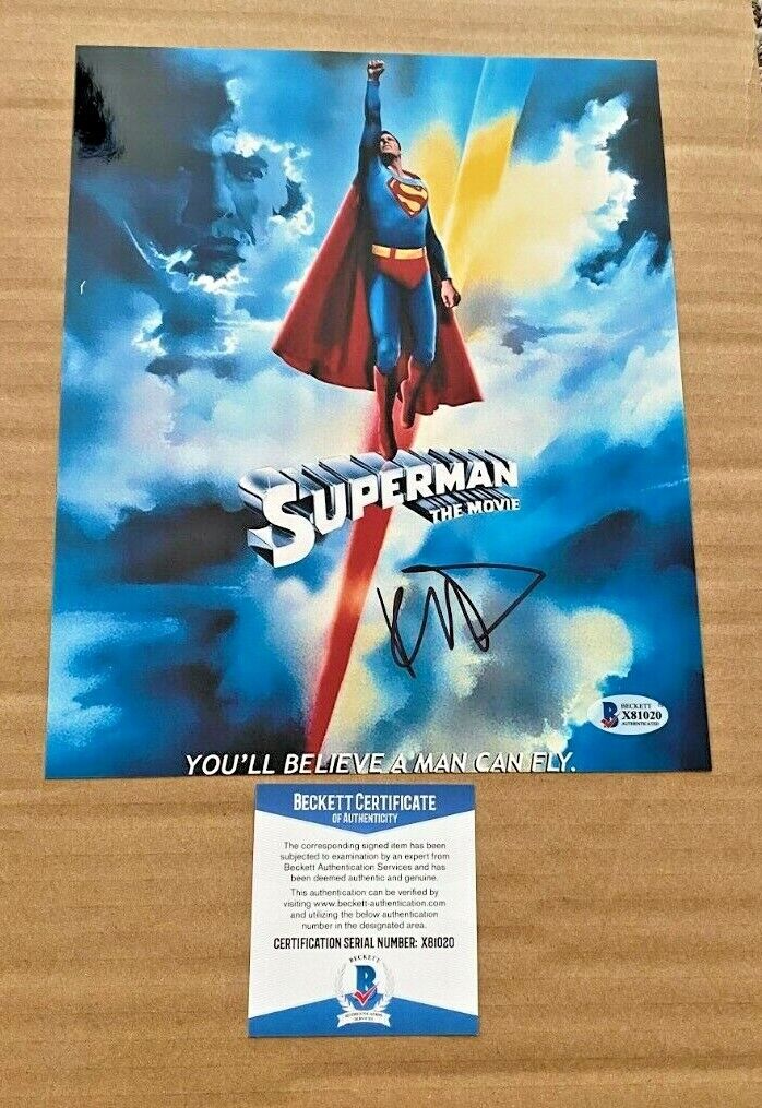 RICHARD DONNER SIGNED SUPERMAN 8X10 Photo Poster painting BECKETT CERTIFIED #2