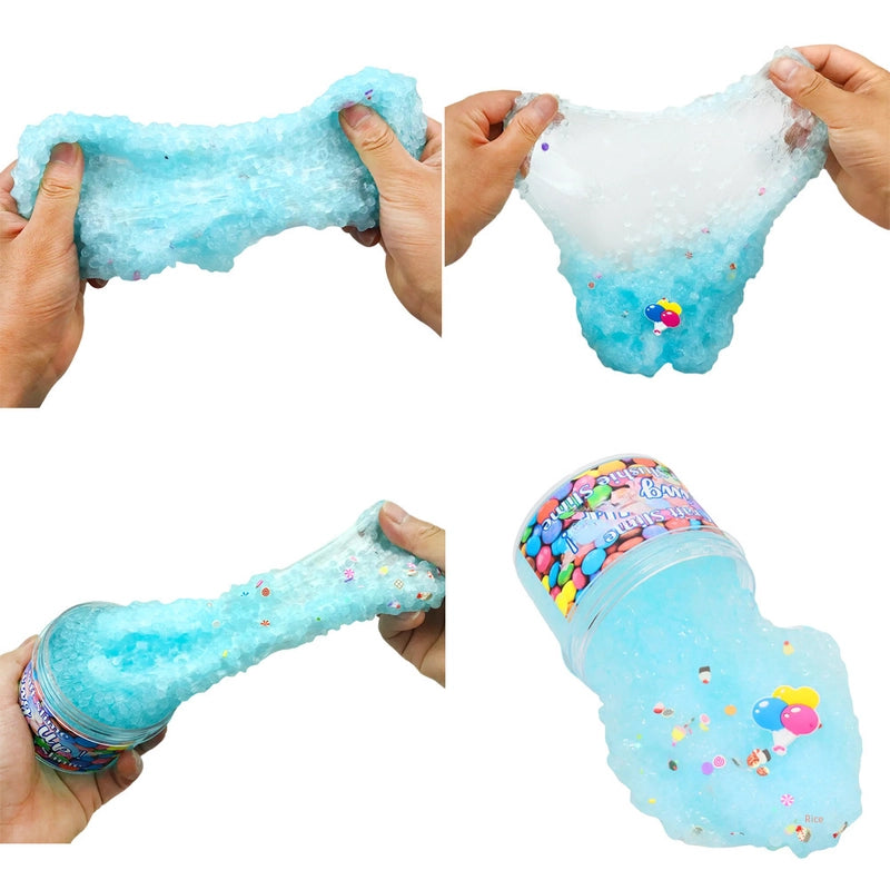 5 Pieces Amz Slime Kit Color Mud Rice Slime Foaming Glue Puzzle Decompression Crystal Mud Color Mud Set