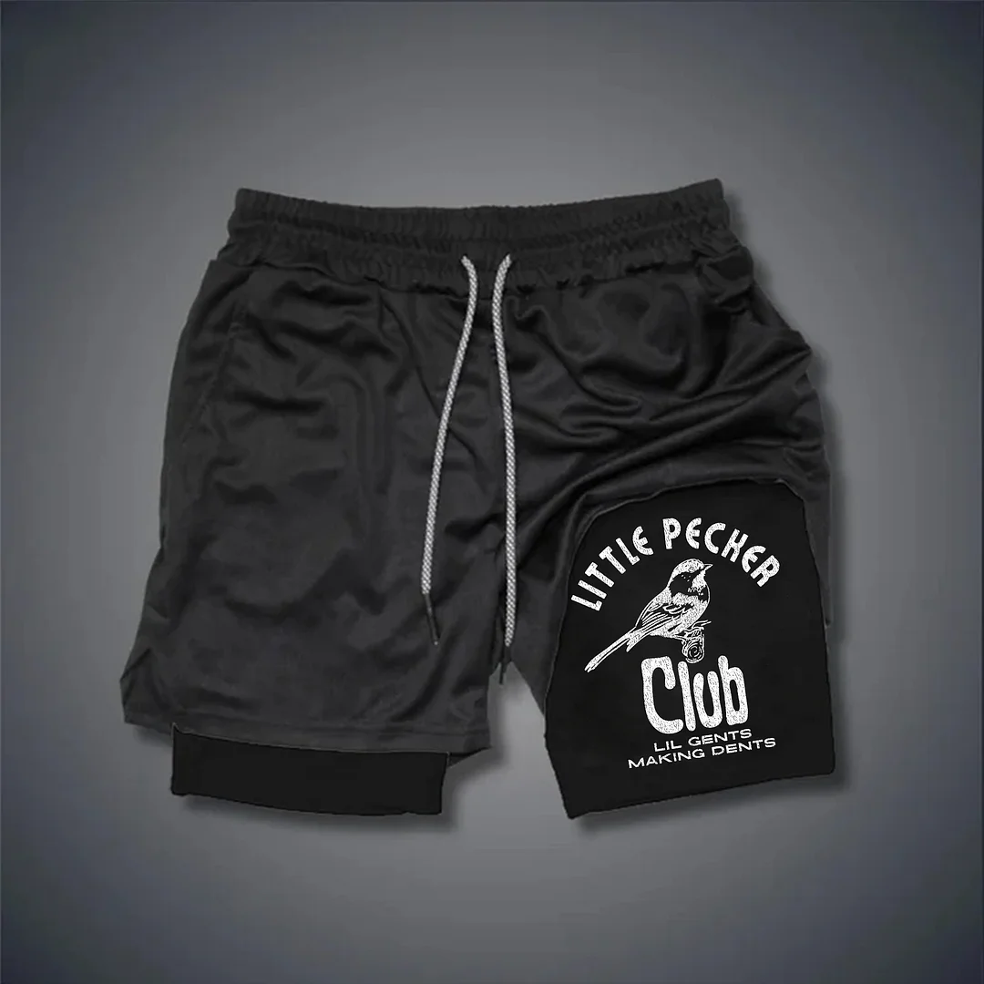 Little Pecker Club Print Men's Shorts -  