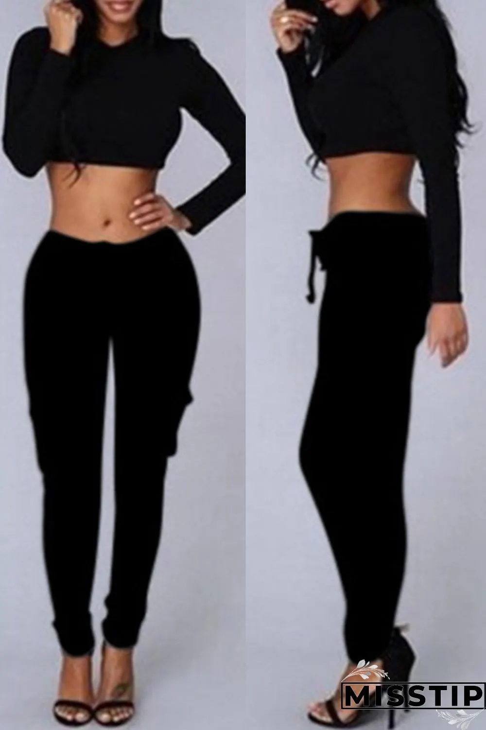 Light Coffee Fashion Casual Solid Basic Regular Mid Waist Trousers