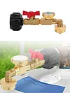 Propane Tank Gauge Gas Pressure Regulator for Barbecues Motorhome Camping Heater