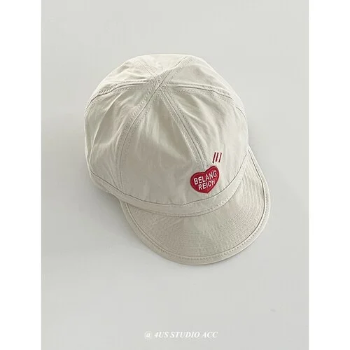 Peaked Cap Mens Street Hip-Hop Baseball CapBrand Soft Brim Retro Frock Cap Womens Korean Style All-Matching