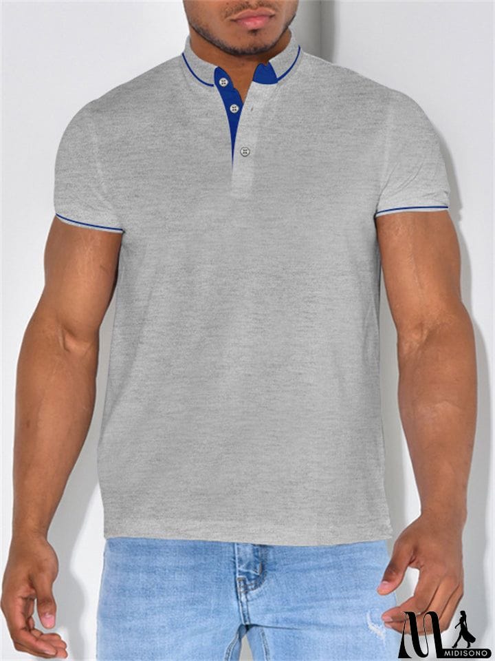 MidiSono - Male Summer Sports Trendy Polo Shirts