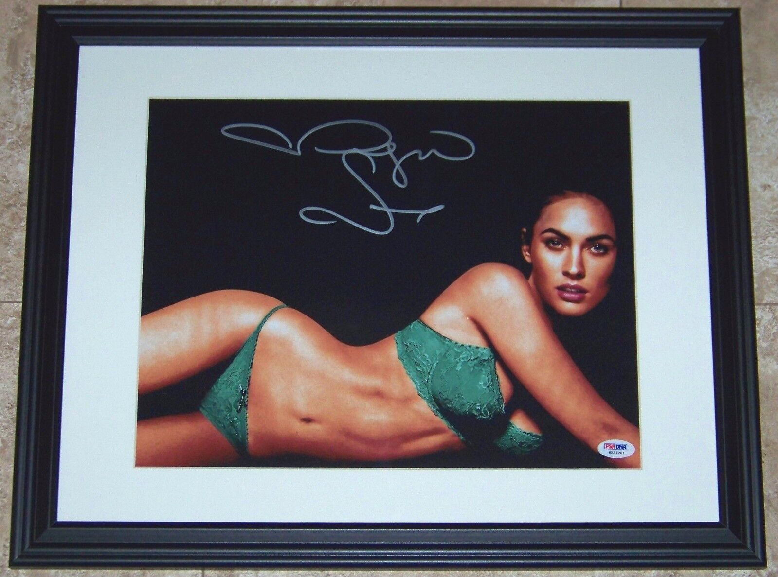 SALE! Megan Fox Signed Autographed Framed 11x14 Photo Poster painting PSA IN THE PRESENCE COA!