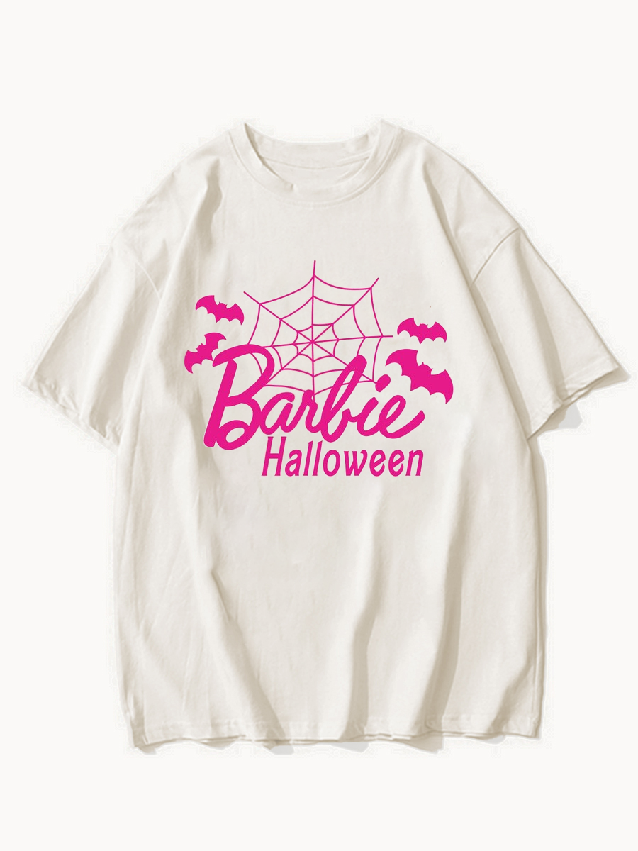 Oversized Barbie Pink HalloweenT-shirt ctolen