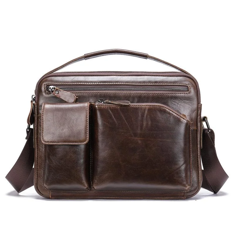 Mens Durable Business Casual Travel Messengers Bags Vintage Case