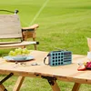 Mini Portable FM Radio BT Wireless Speakers Solar Charging FM Radio Receiver