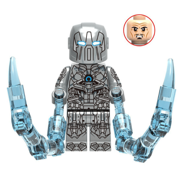 Whiplash MK II Custom Marvel Superhero Minifigure Minifigure Bricks monstertoys