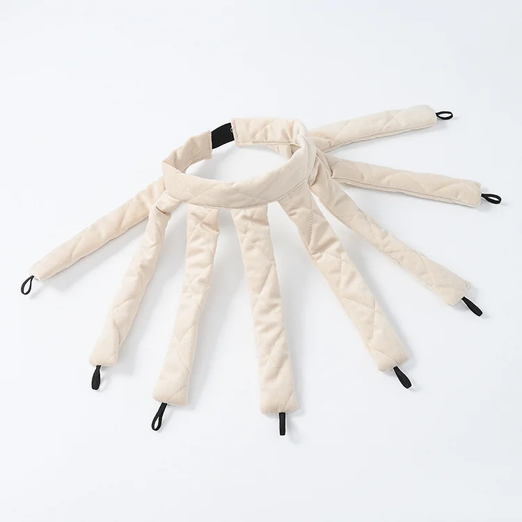 Flannel octopus curling iron lazy squid curlers sleep headband no heat curling iron Heatless Curling Rod Headband
