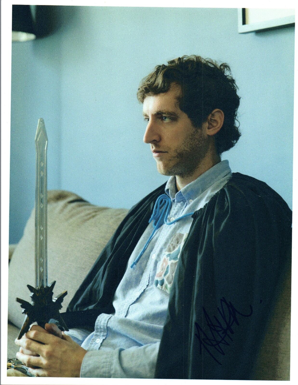 Thomas Middleditch Signed Autographed Silicon Valley Comedian 8x10 Photo Poster painting COA VD