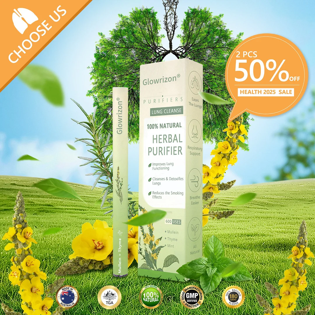 🔥Hot Sale 49% Off✨ New upgraded version of Mullein Herbal Lung Purifier