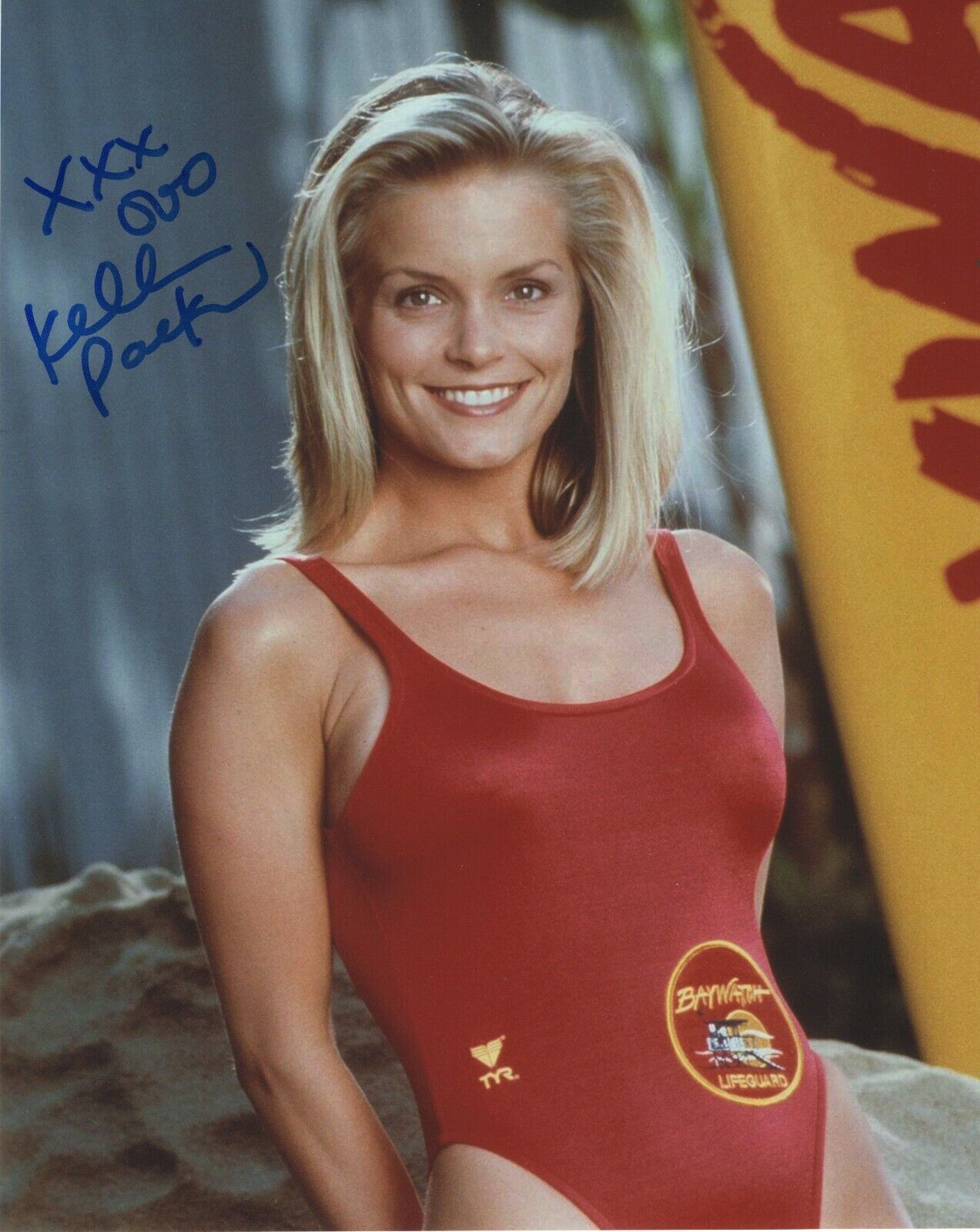 KELLY PACKARD SIGNED AUTOGRAPH BAYWATCH SEXY HOT BIKINI 8X10 Photo Poster painting