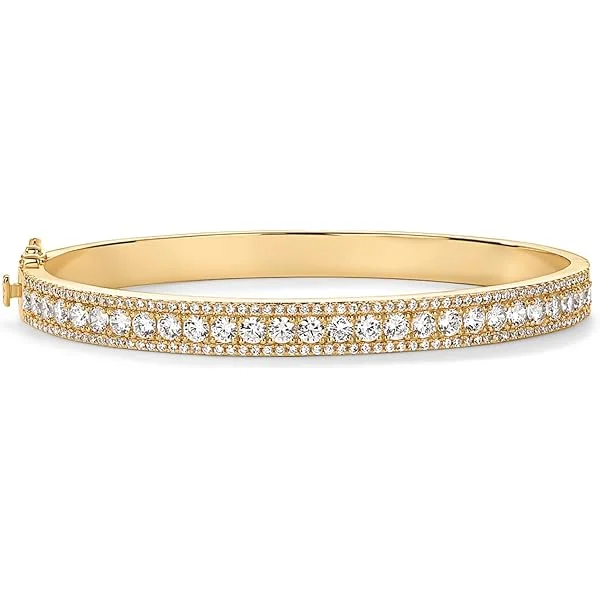 Gold Plated Cubic Zirconia Tennis Bracelets