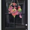 Diamond Painting Acrylic Single-Side Cute Bird Hanging Pendant for Home Wall Decor
