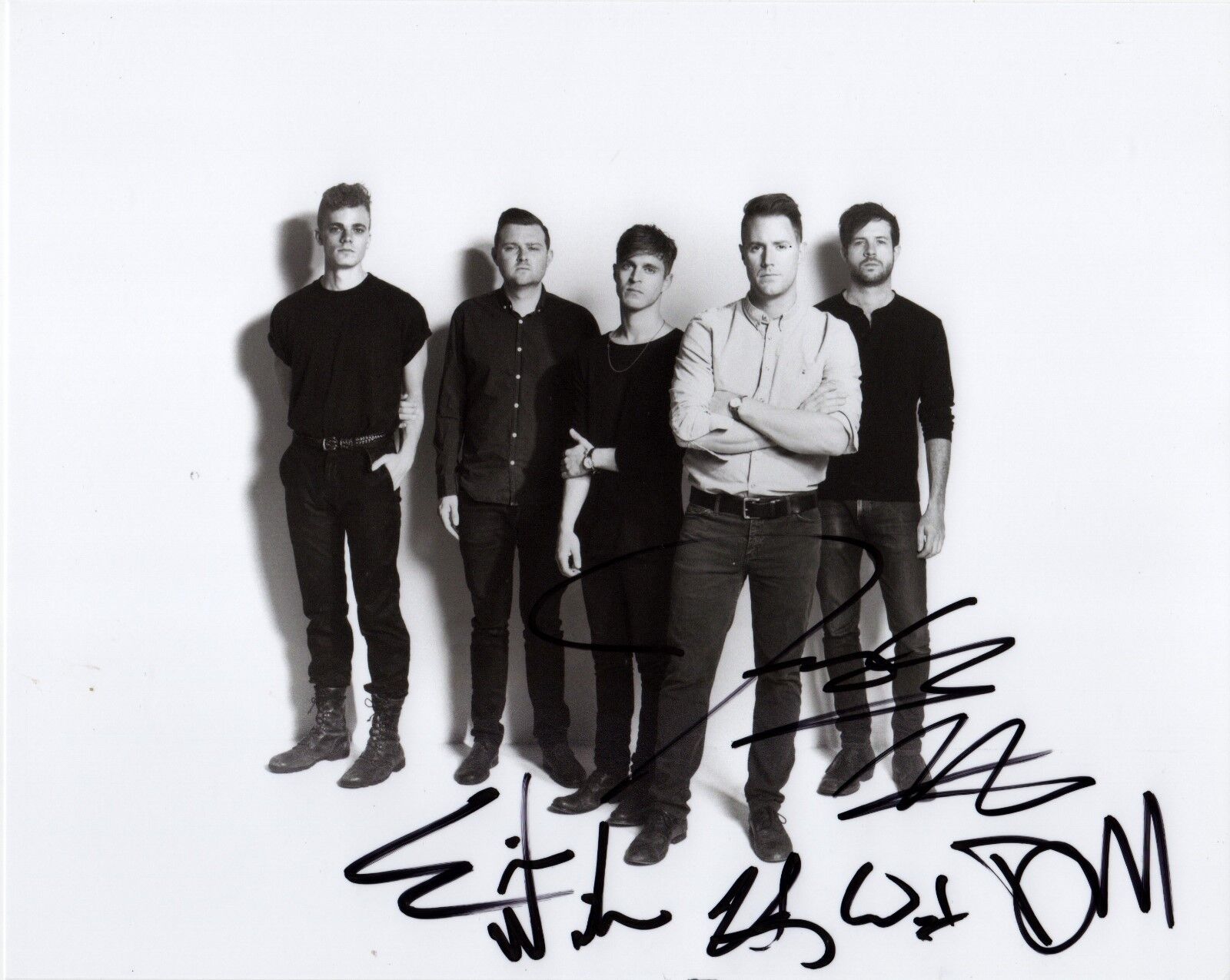 Wild Cub band REAL hand SIGNED 8x10 Photo Poster painting #3 COA Autographed by all 5 members