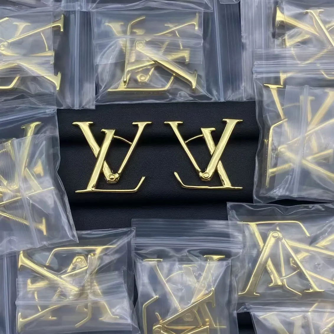 Louis Vuitton Large LV Letter Earrings