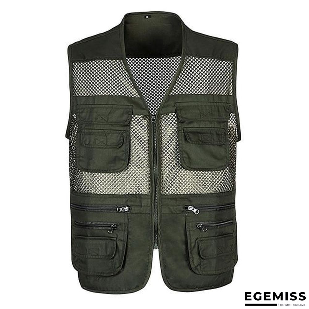 Men Multi-Pocket Classic Waistcoat Male Sleeveless Unloading Solid Coat Work Vest Tactical Masculino Jacket | EGEMISS