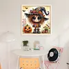 Halloween Cute Witch-11CT Stamped Cross Stitch 40*40cm/15.75*15.75in tapestrymarket