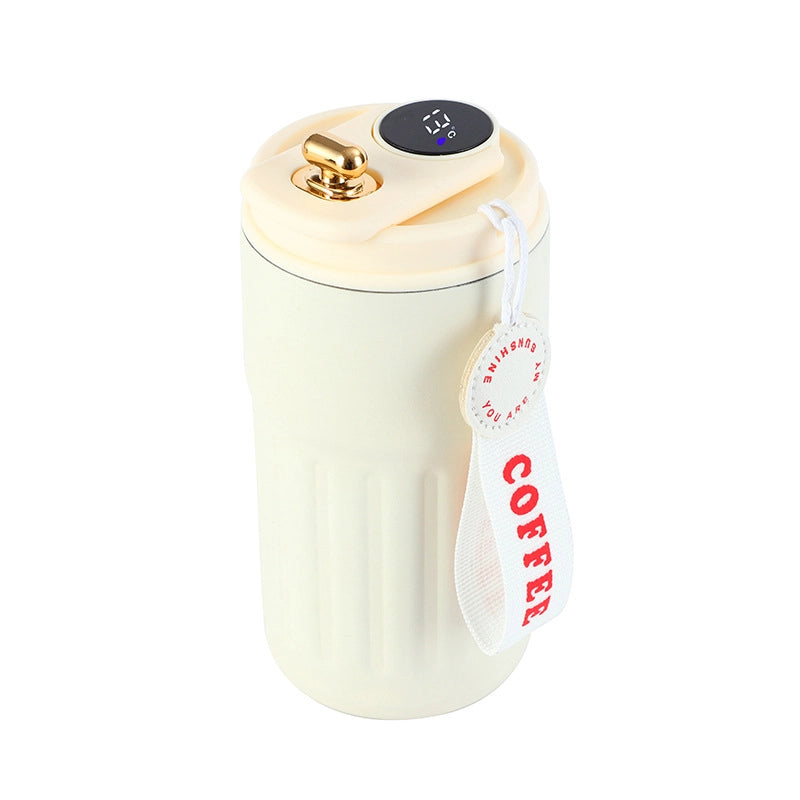 Car Smart Coffee Cup High Color Value Display Temperature Water Cup 316 Stainless Steel Thermos Cup Gift Custom Logo