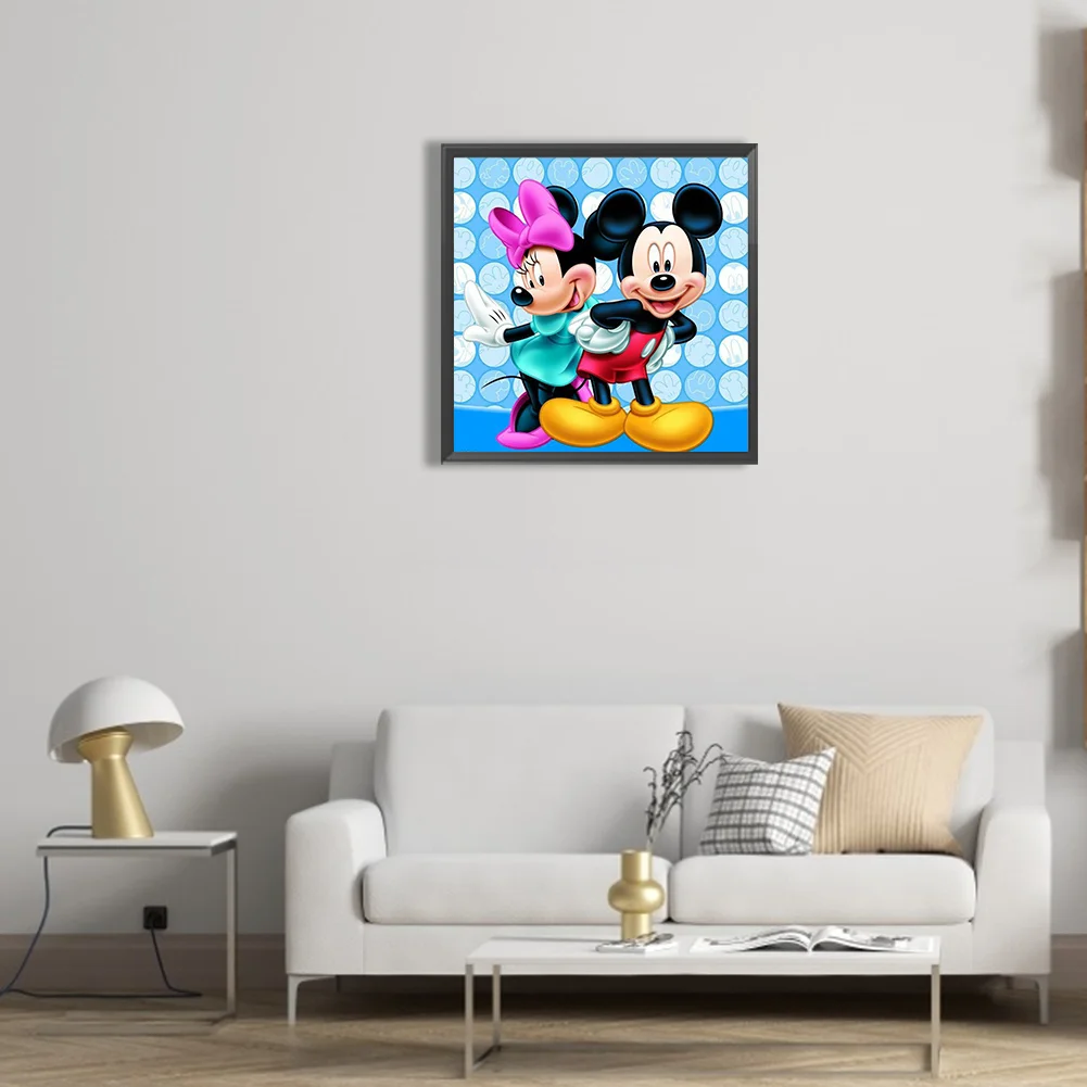 4pcs Diamond Painting - Full Round Drill - Mickey Mouse(Canvas|30*30cm)