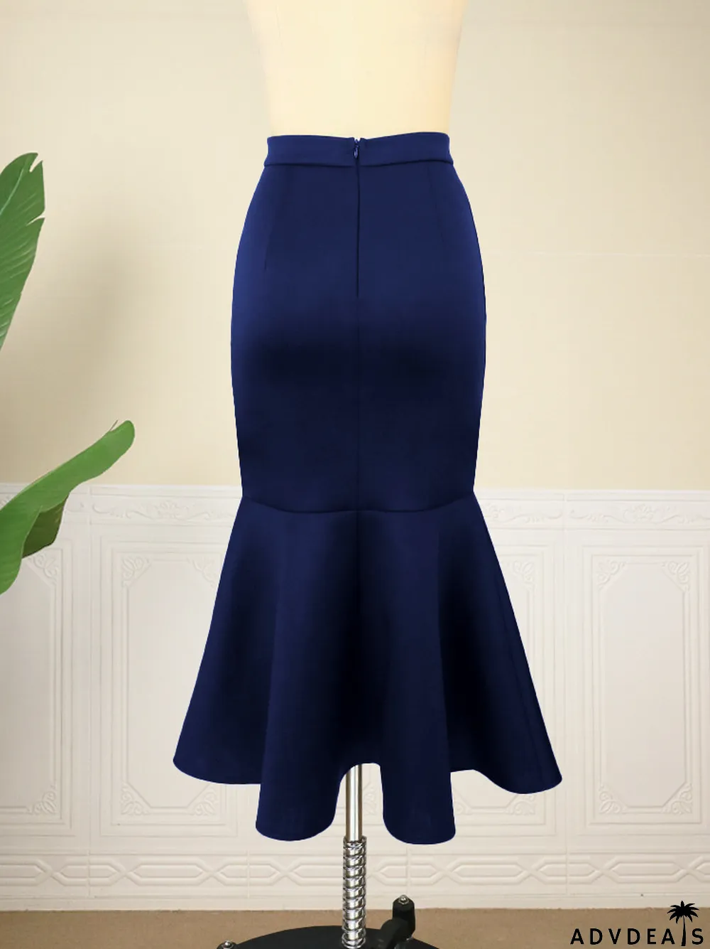 Fall High Waist Comfort Skirt Career Slim Fit Fishtail Bustskirt