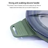 Foldable Portable Camping Cooker Pot Silicone Outdoor Kettle Cookware Tableware