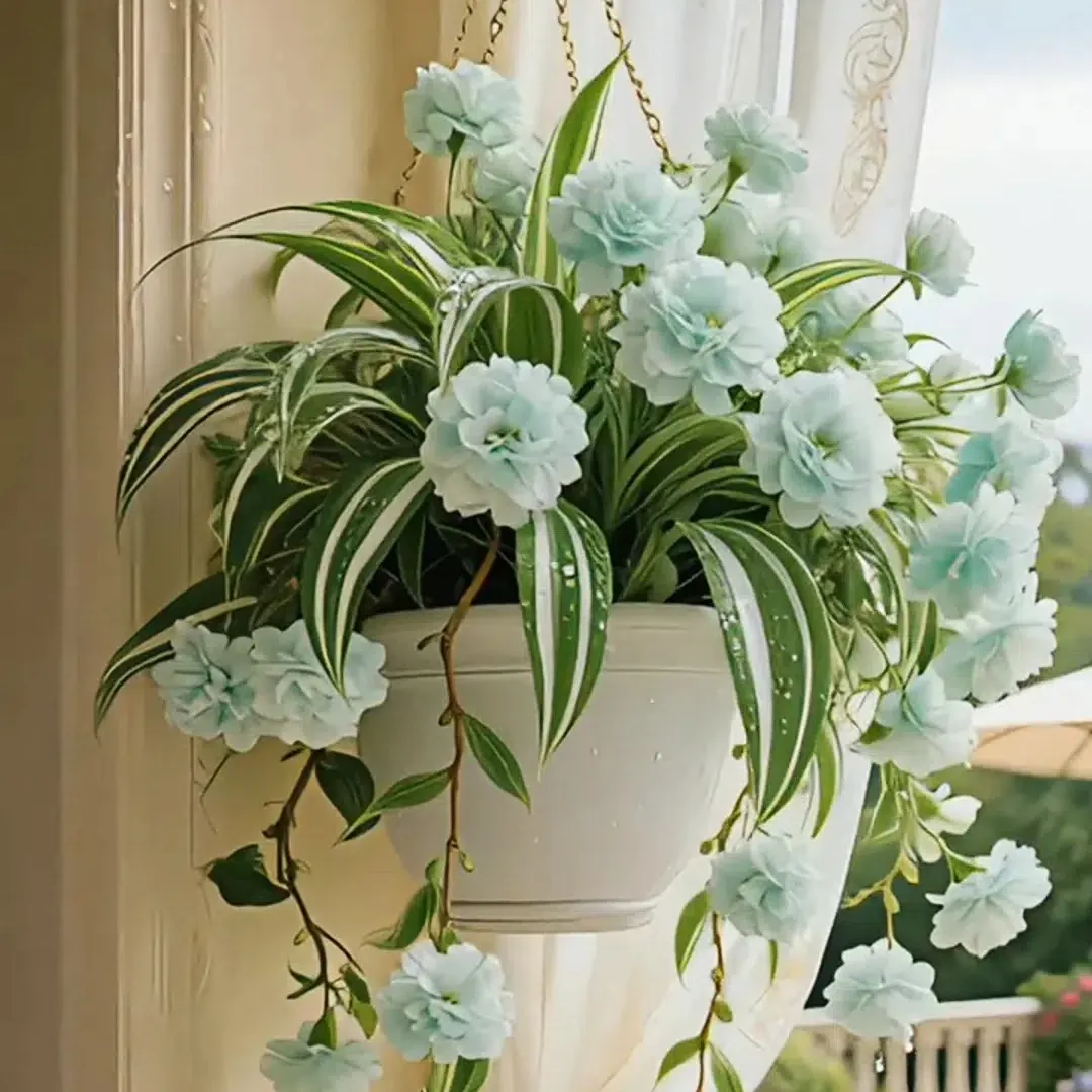 Grand Bloom Spider Plant Seeds/Bulbs 💐 Nature's Hanging Masterpiece of Color & Grace