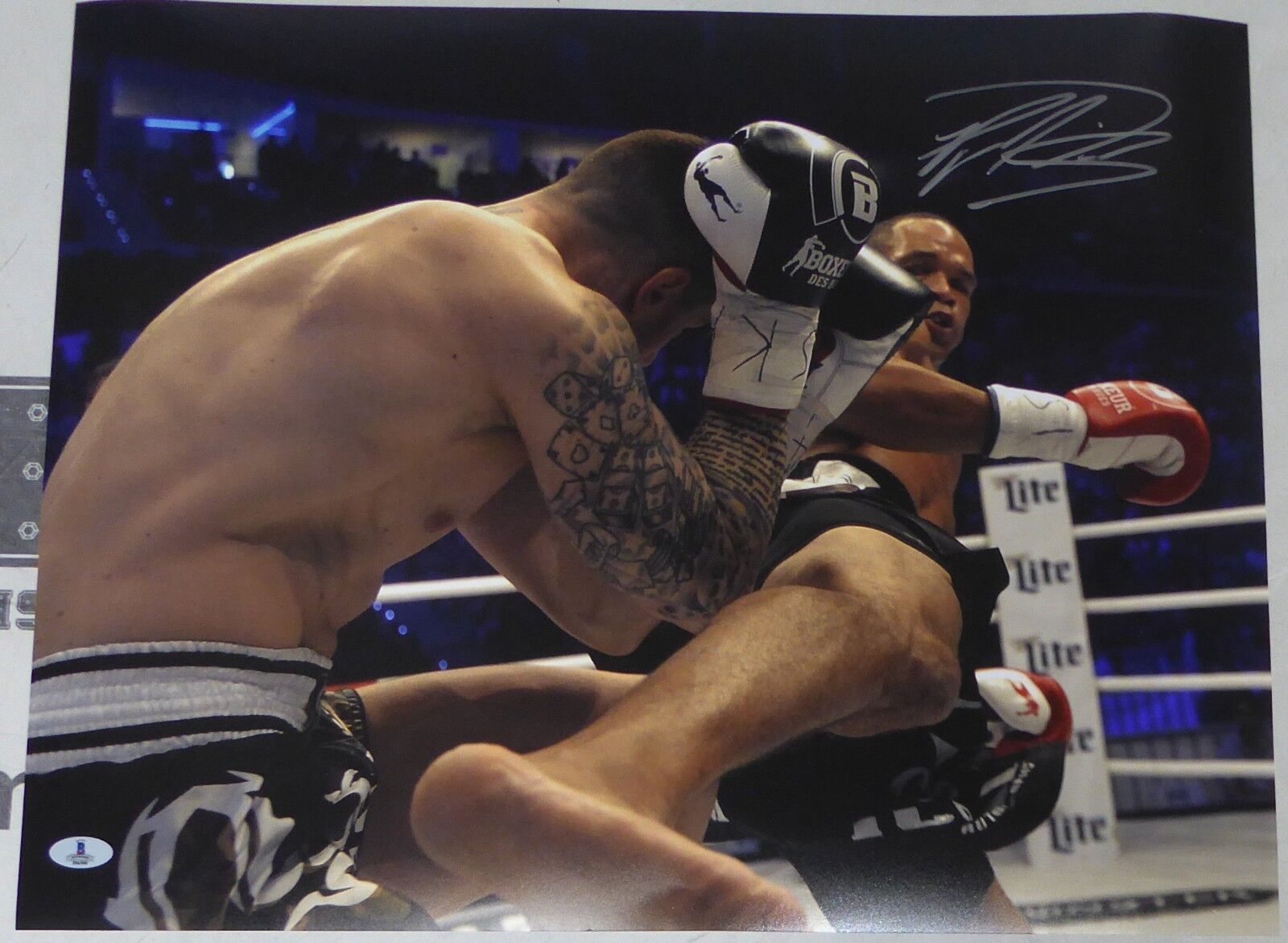 Raymond Daniels Signed 16x20 Photo Poster painting BAS Beckett COA Bellator MMA Kickboxing Auto