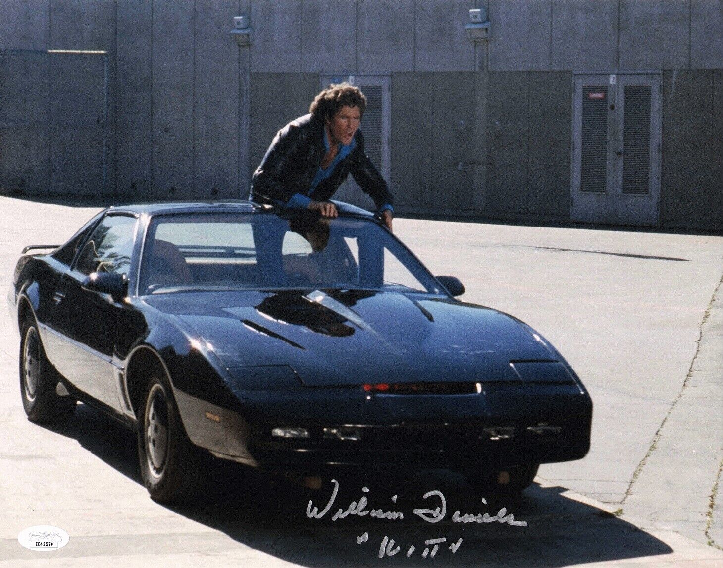 WILLIAM DANIELS Authentic Hand-Signed KITT Knight Rider