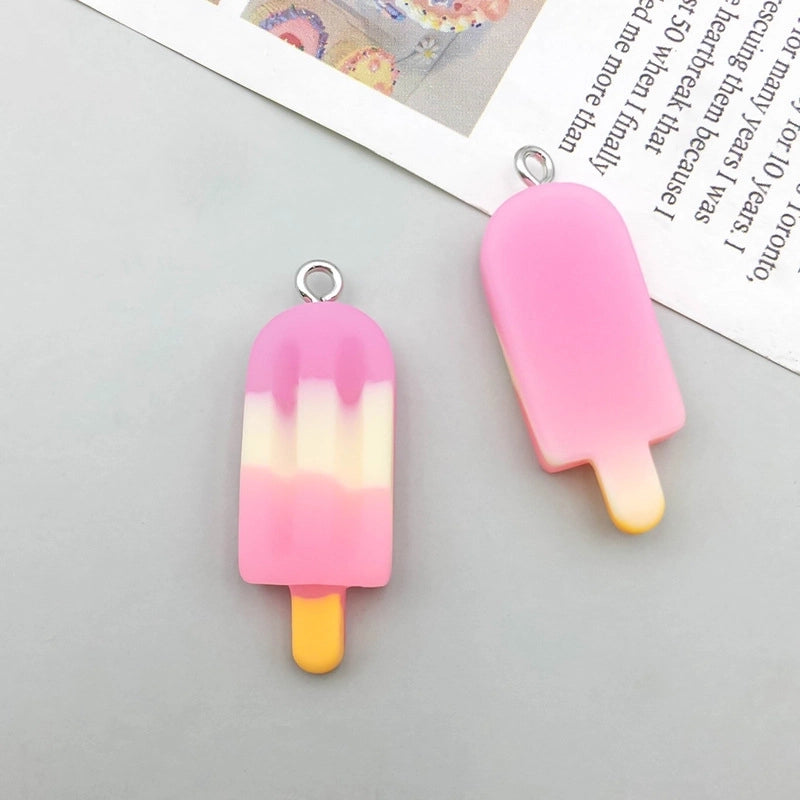 8 Kinds Of Mixed 10, 10/Pack Resin Color Block Pendant