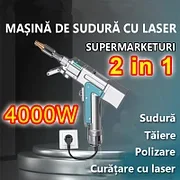 【Oszczędność 70%】 Innowacyjny ręczny laserowy uchwyt spawalniczy 9000 W 4 w 1