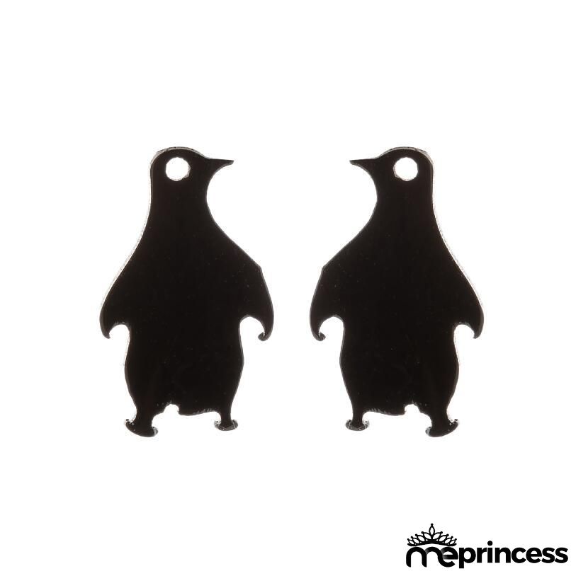 Women Fashion Hollow Eagle Owl Snake Dolphin Bee Giraffe Elephant Dog Cat Rabbit Fish Bird Penguim Stainless Steel Stud Earrings