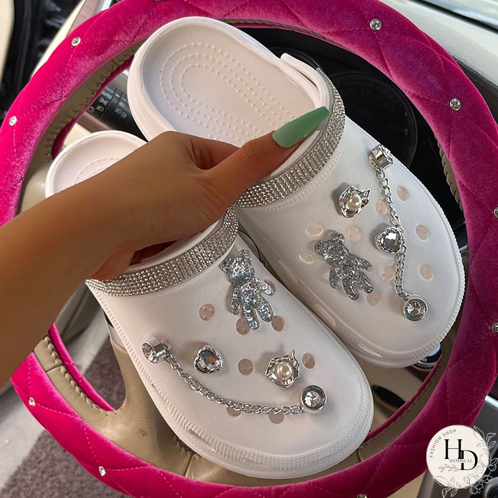 Black Fashion Casual Hollowed Out Patchwork Round Comfortable Shoes