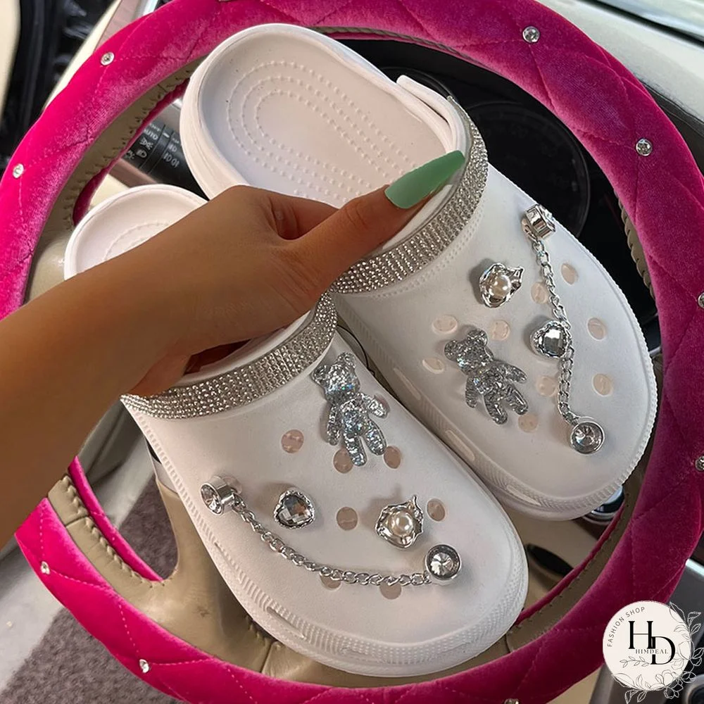 Black Fashion Casual Hollowed Out Patchwork Round Comfortable Shoes