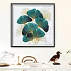 （No Printed Canvas）Ginkgo Biloba-11CT Counted Cross Stitch-50*50cm