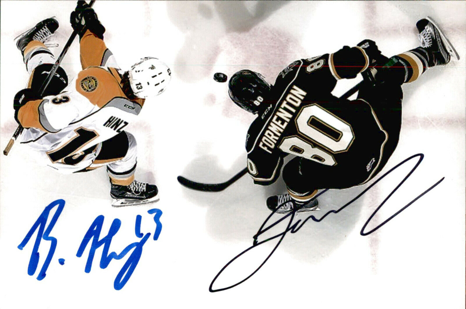 Alex Formenton & Brady Hinz SIGNED 4X6 Photo Poster painting LONDON KNIGHTS / SARNIA STING