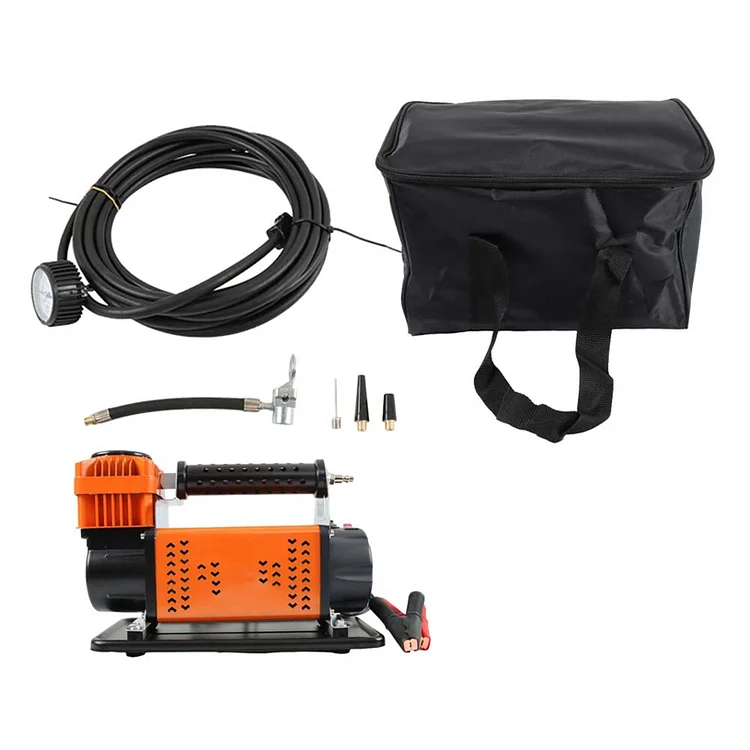 SEBLAFF Heavy Duty Dual Cylinder Air Compressor Pump 12V Portable Inflator Max 150 PSI Replacement for Off-Road Vehicle Bicycle Motorcycle RV ATV Truck SUV 4x4 Vehicle