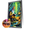 uk.everydayedeals (Limited Stock)Diamond Painting - Full Round - Pumpkin Lamp and Grandp(40*70cm)