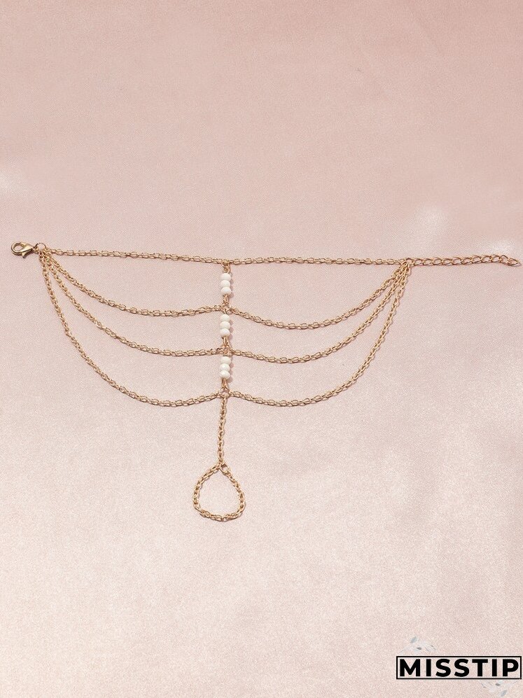 Beaded Layered Mittens Bracelet