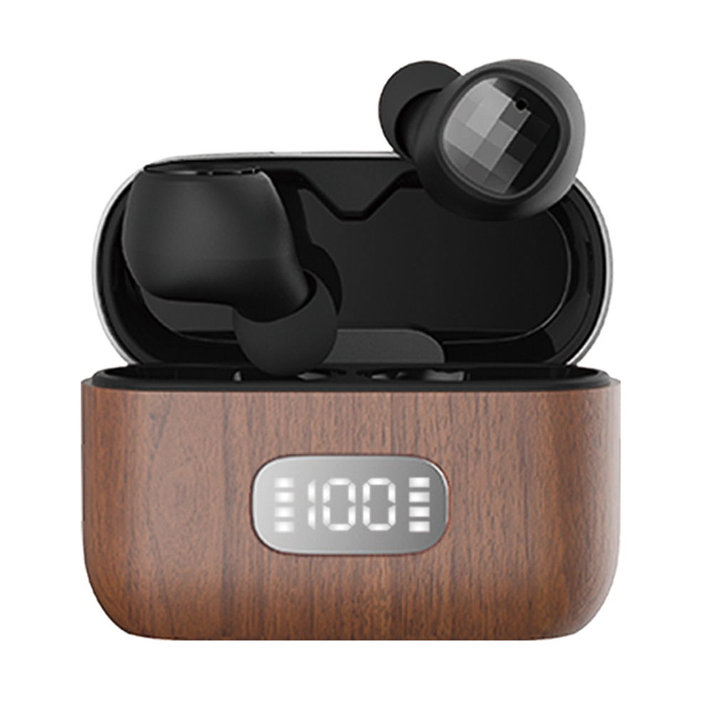 

Nofa Q5 TWS Earbuds Bluetooth 5.0 In Ear Headphones with Wood Charging Case, 501 Original