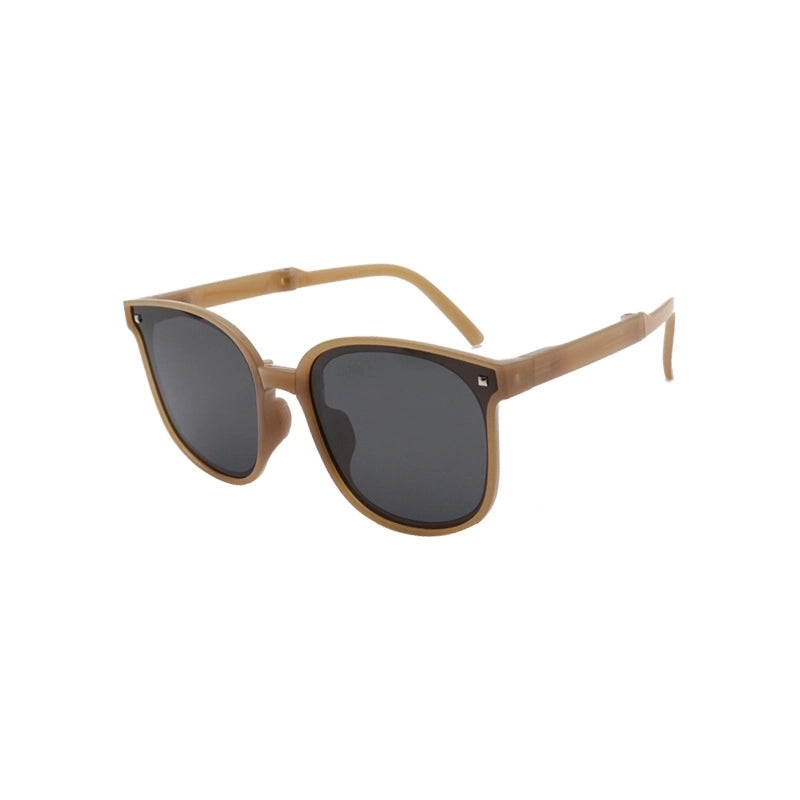 Elegant Basic Minimalist Pc Oval Frame Full Frame Men’s Sunglasses