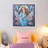 Glass Painting-Angel Madonna-14CT Counted Cross Stitch 40*40cm/15.75*15.75in tapestrymarket