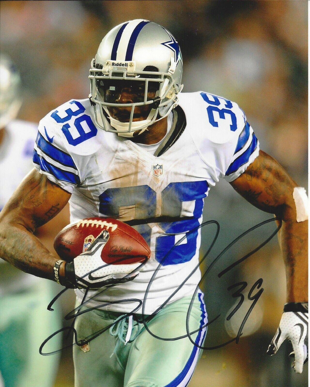 Brandon Carr Autographed 8x10 Dallas CowboysB270