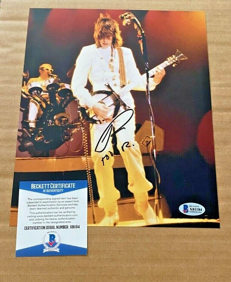 TODD RUNDGREN SIGNED MUSIC 8X10 Photo Poster painting BECKETT CERTIFIED #7